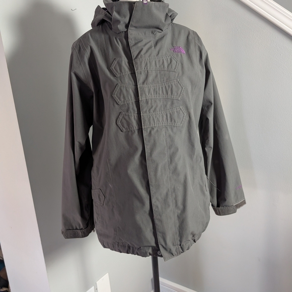 The North Face Other - Youth Girls XL/18 Or Women's Small The North Face Dark Gray Hooded Jacket